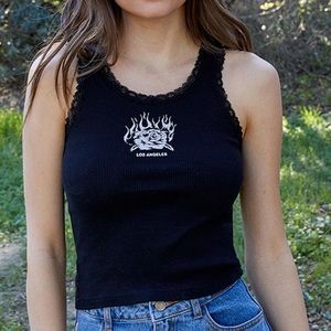 John Galt LA flames tank top one size